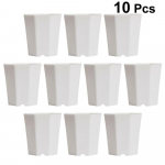 10 tk Mini plastikust pott sukulentsete taimede konteiner Lillede istutusmasin Aiakaunistus
