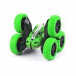 Kaugjuhtimispult Kuue rattaga trummeldatav trikiauto Maastikul ronimisauto kerge lastem&auml;nguasjaga roheline