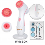 Kinsei Beauty Kolm &uuml;hes elektriline puhastushari Sonic p&ouml;&ouml;rlev puhastushari Galvanic Facial Spa System puhastab ja eemaldab mustpead s&uuml;gavuti sinine