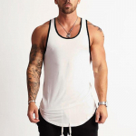 Muscleguys Men Youthful Vitality Workout Vest Fitness Solid Varrukateta T-s&auml;rk Meeste J&otilde;usaal Kulturism Sport T-s&auml;rk Meeste Treening T-s&auml;rgid M must