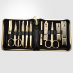 777 Three Seven Gold Nail Clippers 11 Pieces Beauty Set TS-950G Made in Korea