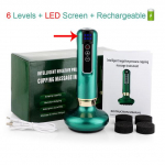 Elektriline kuputamismasseerija EMS kraapimis- ja kuputamisteraapia Kuumutamine Vibratsioon Pressoteraapia Laetav valuvaigistav tervishoid