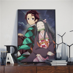 Isetehtud 5D teemantmaalimine Demon Slayer: Kimetsu no Yaiba ristpistes komplekt t&auml;ieliku kattega tikand mosaiikkunst pilt strasskividest kingitus Full Round 20X30CM
