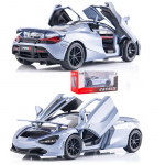 1:32 McLaren 720S m&auml;nguasja mudelauto, tsingisulamist tagasit&otilde;mmatav auto koos heli ja valgusega ning avatud kere uks, m&auml;nguauto lastele poisile t&uuml;drukule kingitus 1:32-Size:16*8.5*4.5cm h&otilde;be
