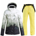 Naiste talvine &uuml;he lauaga suusa&uuml;likond, soe, tihendav hingav suusakost&uuml;&uuml;m XL