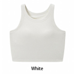 Kevadsuvi uus naiste modaal rinnapatjaga vest rinnahoidja &uuml;hes t&uuml;kis vest koduteenindus camisole crop top naiste kamisoled S taevasinine v&auml;rv