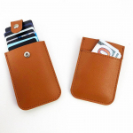 Naiste visiitkaardihoidja Lihtne PU-nahast ID-bussikaardihoidja Rahakott Lady Hasp V&auml;ike m&uuml;ndikott Rahakott Krediit-ID-kaardi kotid