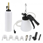 Pidurivedeliku t&uuml;hjendamine s&otilde;iduautodele, veoautodele, &otilde;livahetusvarustuse komplekt, auto pidurivedeliku asendamise t&ouml;&ouml;riist Double pot