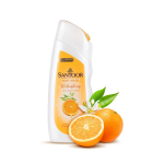 Santoor v&auml;rskendav kehapesuvahend, mis on rikastatud tangy apelsini&otilde;li ja neroli ekstraktidega, seebivaba, parabeenivaba, tasakaalustatud pH-ga du&scaron;igeel, 230 ml