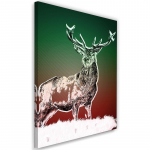 L&otilde;uendiprint Deer Animal Nature Roheline 40x60 roheline