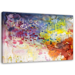 L&otilde;uenditr&uuml;kk Colorful Modern Abstract 60x40 mitmev&auml;rviline