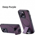 Luksuslik nahast kokkupandav magnetiline telefoni&uuml;mbris iPhone'i &uuml;mbrisele 11 12 13 14 Pro Max Magsafe silikoonist mobiiltelefoni &uuml;mbris For iPhone 14 Pro must