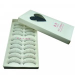 10 Pairs Natural Fashion Eyelashes Silmameik Pikad kunstripsmed h&otilde;redad must