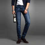 Stretch teksad meestele, lihtsad ja elegantsed, moodsad meeste v&auml;ikesed sirge toruga vabaaja p&uuml;ksid, Korea trendikad meestep&uuml;ksid 28