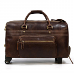 Ehtsast nahast k&auml;rukohver Retro veisenahast, suure mahutavusega pakihoidja &auml;rireisikott 47cm*23m*27cm