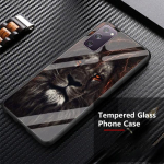 Animal Lion Wolf Tiger Fashion klaasist telefoni&uuml;mbris Samsung Galaxy S21 S20 Fe Note 10 Lite S10 S9 S8 Plus 20 Ultra 9 S10e kaanele for Samsung S10e