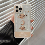 Ins Planet Moon Love Cartoon armas alusehoidja Capa Iphone 14 Pro Max Xr X Xsmax 7 8 Plus 12 13 11 Promax telefoni&uuml;mbris Conque for iphone XS MAX