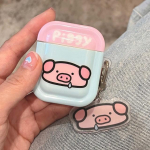 Ins Piggy Imd Jane p&otilde;rutuskindel ripats v&otilde;tmehoidja k&otilde;rvaklappide &uuml;mbris Apple Airpod 3 Pro 2nd 2 1 Cartoon Pig laadimiskasti kate jaoks For airpod Pro 2nd