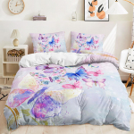 3D vapustav Butterfly voodipesukomplekt t&uuml;drukute toa tekikott ja padjap&uuml;&uuml;r AU180 * 210 kiiresti kuivav ja pestav kodukaunistus Baby 100x135cm