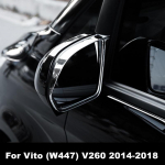 Mercedes Benz Vito jaoks (W447) V260 2014 2015 2016 2017 2018 2tk/partii ABS Chrome'i tahavaatepeegli katte raami kaunistus