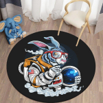 Spacemani &uuml;mmargune vaip Multifilmi &uuml;mmargune vaip elutuppa Lastetoa Astronaut P&otilde;randamatt Laste Magamistoa Pehme k&ouml;&ouml;gipinna vaip Diameter 60cm