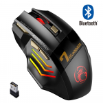 Taaslaetav juhtmevaba hiir Bluetoothi ​​m&auml;nguri hiir Arvuti Ergonoomiline taustvalgustusega Rgb vaiksed hiired s&uuml;learvutile Bluetooth mouse