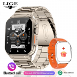 LIGE salvestusfunktsioon SIRI sihverplaadiga nutikell 600 MAH suur aku TWS Music 100+ spordikell True Blood Oxygen meeste nutikell steel belt