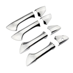 Upgrade For Honda Accord 8th 2008 2009 2010 2011 2012 Chrome/Carbon Car Door Handle Cover auto Catch Cap Stickers