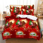J&otilde;ulupesukomplekt Kaheinimesevoodipesukomplekt Voodipesukomplekt Magamistoa voodipesukomplekt AU King t&auml;issuuruses kodukaunistus Baby 100x135cm