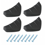 Universaalne 4 tk auto tagumine p&otilde;rkeraua hajuti s&uuml;sinikkiust haiuime spoileri kaitse kate tiib huulel&otilde;hkuja auto stiil must