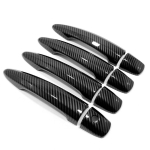 Carbon Fiber Chrome Car Door Handle Cover Stickers For Nissan Ariya e-4orce Accessories  2022 2023 Styling carbon 0 buttons