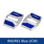 Auto roostevabast terasest ukseluku kate MINI COOPER F54 F55 F56 F57 F60 R60 R61 dekoratiivse roostekaitsekatte jaoks R60 R61 blue JCW gray