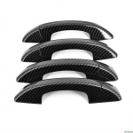 S&uuml;sinikkiust kroomitud auto ukse k&auml;epideme kaane kaussi trimm Volkswagen VW Golf 6 MK6 2009 2010 2011 2012 2013 stiil handle