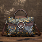 3D surutr&uuml;kiga naiste k&auml;ekotid Vintage disain &otilde;lakotid Br&auml;nd Mood Crossbody kott ehtsast nahast kotid GZW 26*16*10cm