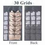 30 Grids aluspesu korraldaja Rinnahoidja kahepoolne rippuv riiete hoiustamisvahend aluspesu jaoks Rinnahoidja sukkp&uuml;ksid sokid