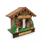 Loominguline puitmaja baromeetri termomeeter, seinale kinnitatav ilmastikuh&uuml;gromeeter kodu