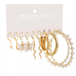 Retro leopardimustriga vaigur&otilde;ngaste k&otilde;rvar&otilde;ngaste komplekt Boho Love Heart liblikas k&otilde;rvar&otilde;ngad temperament ehted naistele