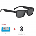 Bluetooth 5.0 Smart Glasses Music Voice Call p&auml;ikeseprillid, mis &uuml;hilduvad iOS-iga Androidi tugi Retseptil&auml;&auml;tse kohandamine KY Polarized lenses
