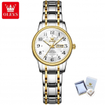 OLEVS uued parimad naiste k&auml;ekellad Moodne kolmem&otilde;&otilde;tmeline sihverplaadiga Shuangli kvartskell veekindlad naiste k&auml;ekellad.