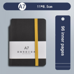 (Tasuta logo graveerimine) A6/A7 pehmest nahast kaasaskantav m&auml;rkmik, trompeti kontoraamat, paks t&auml;ppidega m&auml;rkmik, rekordiraamat, mini v&auml;ljav&otilde;tete raamat A7 sinine