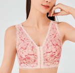 Suured naiste esiosa sulgemise minimeerija &otilde;huke rinnahoidja juhtmevaba rinnahoidja Beauty selja pits aluspesu kokkupandud Push Up bralette 120CD must