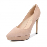 Moodudel Catwalk bankett Naiste kingad veekindlad platvormid seemisnahast seksikad punased k&otilde;rged kontsad WZ 35 aprikoosi