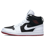 Air Jordan 1 Mid SE Utility Valge Must Gym Red Naiste Tossud DD9338-016 36.5