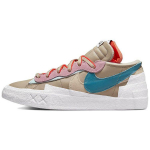 KAWS x sacai x Nike Blazer Low Reed Unisex tossud Pruun Hele Kuusk Valge DM7901-200 39