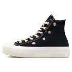 Converse Chuck Taylor All Star Lift Platform High Festival Florals naiste tossud mustad egret hele-kuldsed A06115C 37