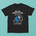 Engineer Tee Electrical Mechanical Civil Computer Unisex T-s&auml;rk S