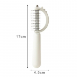 Lemmikloomakassi kamm Professionaalne lemmikloomade eemaldamise hari Koera karvade eemaldaja Kutsika kassi kammiharjad Kasside hooldamine Lemmikloomatarbed valge