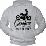 Makaya Meeste Kapuutsiga Dressipluus - Cafe Racer Mootorratas - Biker Pullover Dressipluus S h&otilde;be