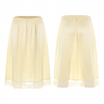 Naiste stiilsed r&otilde;ivad elastne v&ouml;&ouml;koht pits seelik &otilde;huke siidist satiin &uuml;hev&auml;rviline sisemine seelik S khaki