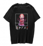 Seksikas Kakegurui Graphics Cosplay l&uuml;hikeste varrukatega Yumeko Jabami T-s&auml;rk Unisexi Anime T-s&auml;rk, naiste &uuml;lisuur hiphoppunk s&auml;rk L